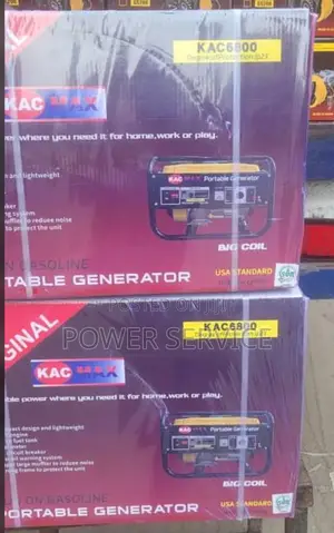 Kac Max Kac6800 Portable Gasoline Generator.