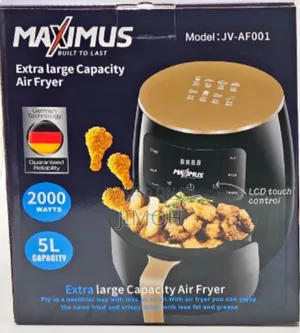 5l Maximus Electric Air Fryer With Large Capacity.
