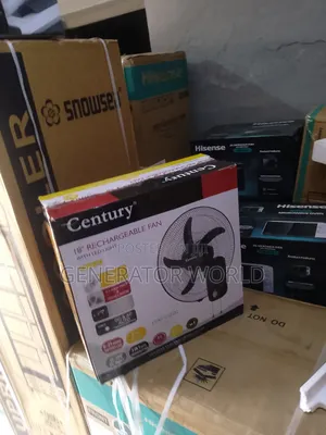 Century 18 Battery Powered Wall Fan for Home