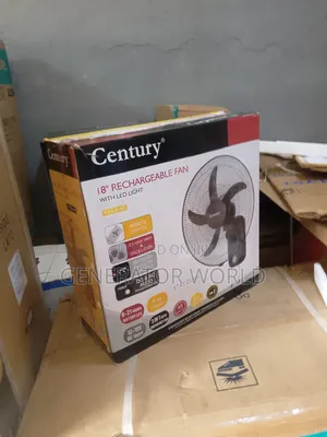 Century 18 Simple Rechargeable Wall Fan