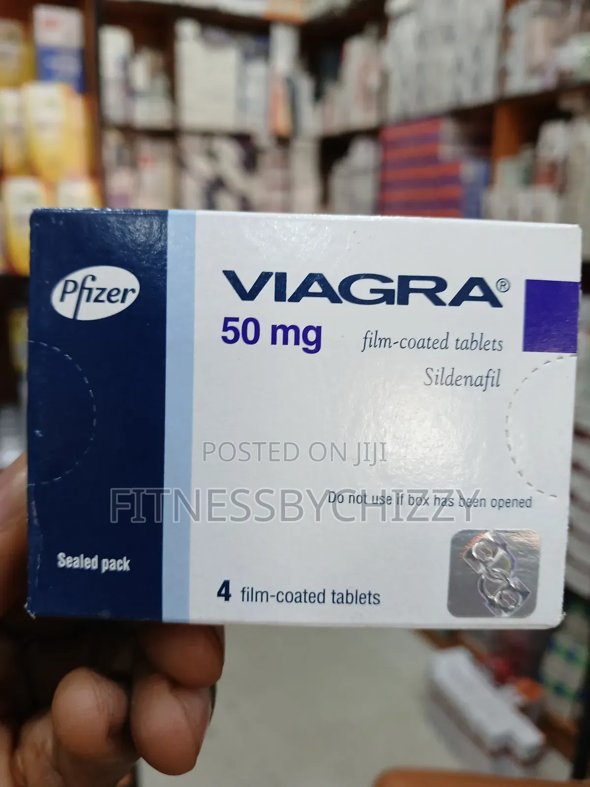 Pfizer Viagra 50mg X 4 Tablets