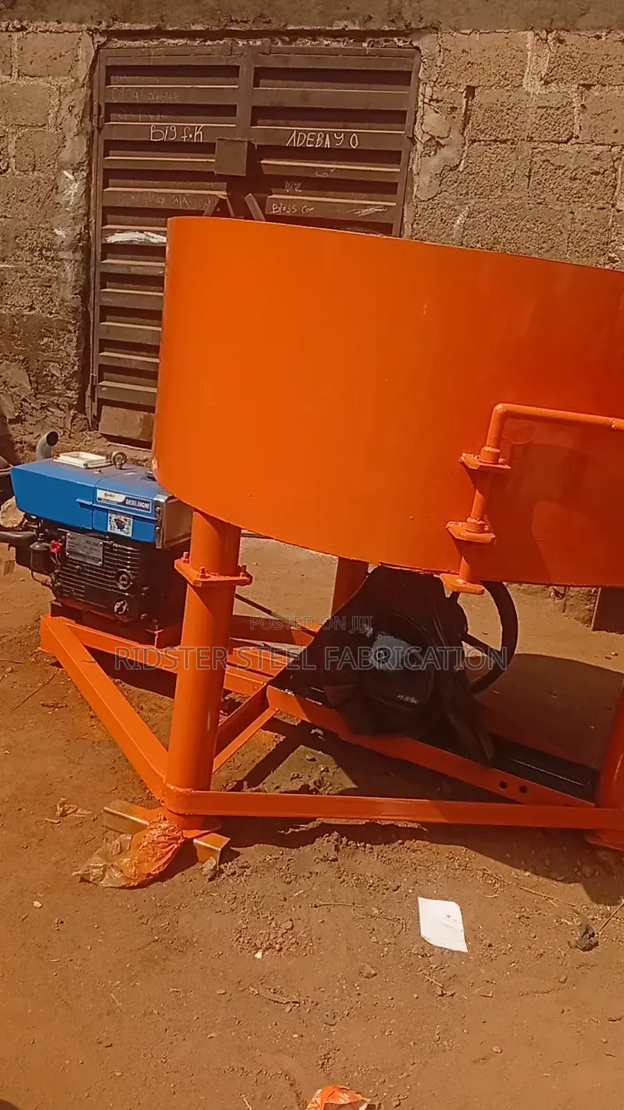 Manual Brick's Machine Made by Ridster Steel Fabrication Services.
