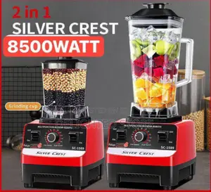 Silver Crest High Quality 2l 8500w Double Cup Pure Copper Blender