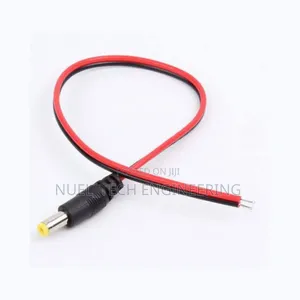 CCTV Dc Power Cable Male Plug 12 Pieces