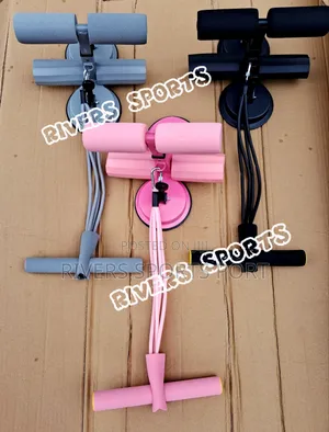 Double Sunction Sit Up Bar Assistance Device With Pull Rope Situp