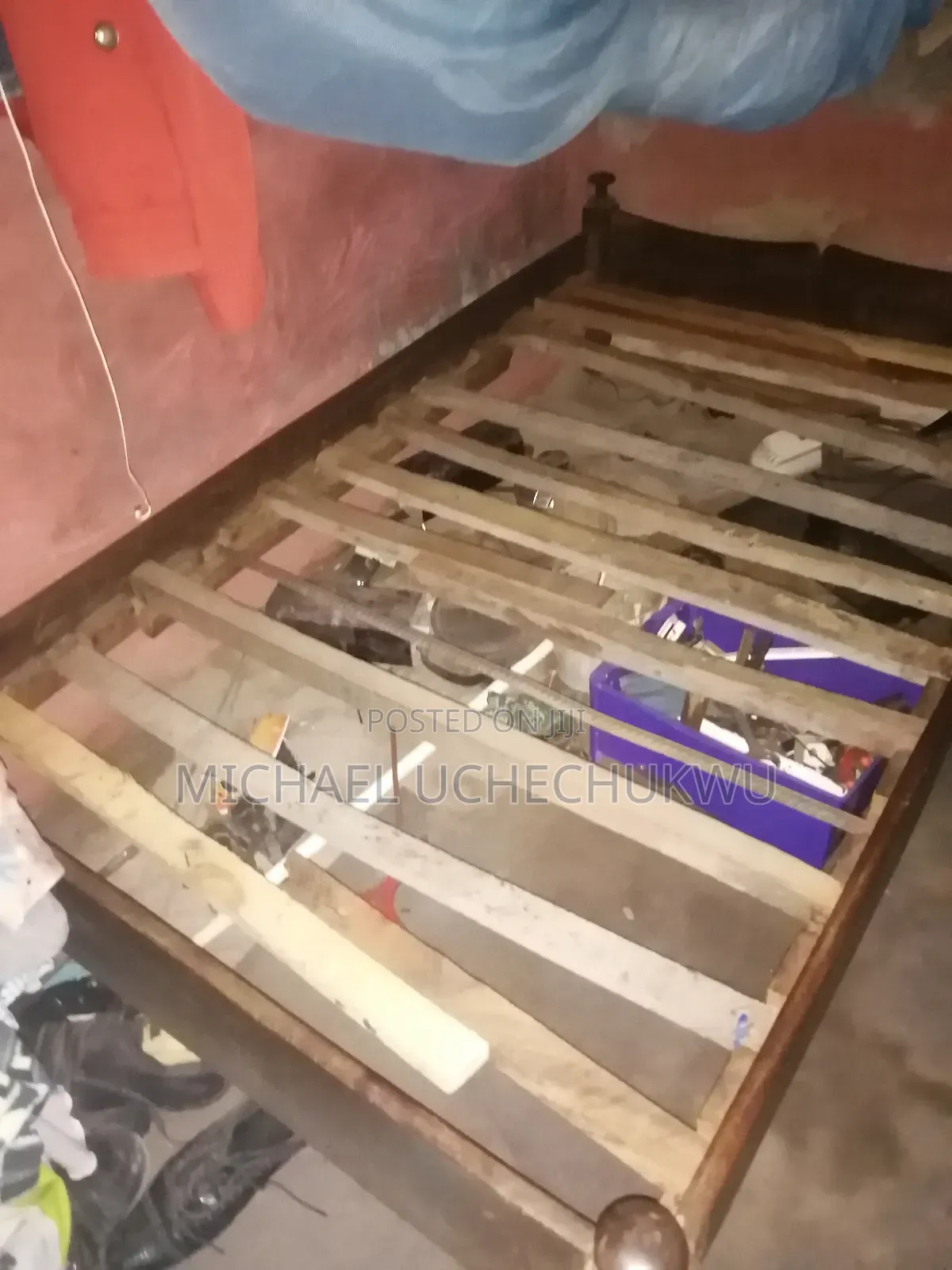 Strong Bed Frame, 4ft and Half