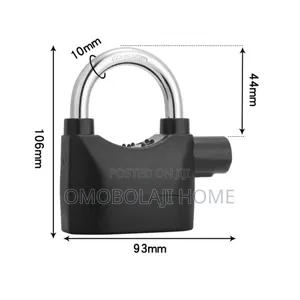 Security Smart Alarm Padlock