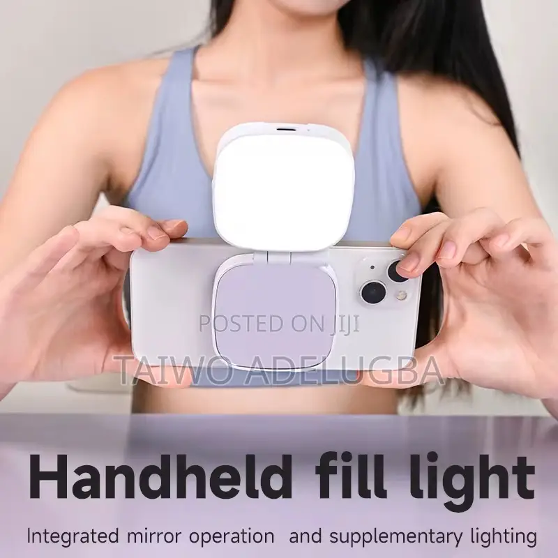 Magnetic Phone Light With Mirror