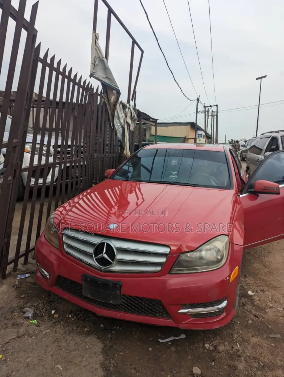 Mercedes-Benz C350 2013 Red