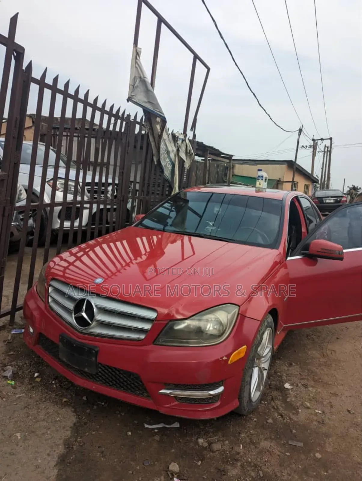 Mercedes-Benz C350 2013 Red
