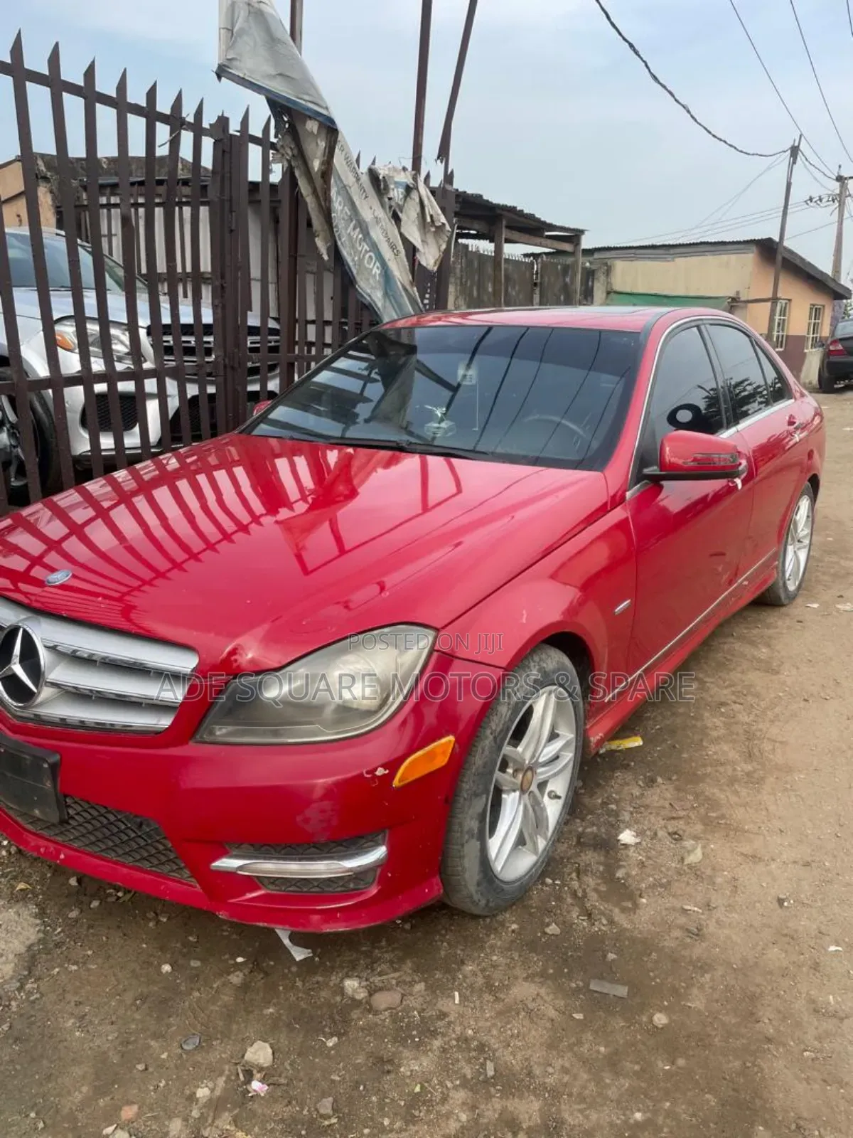 Mercedes-Benz C350 2013 Red