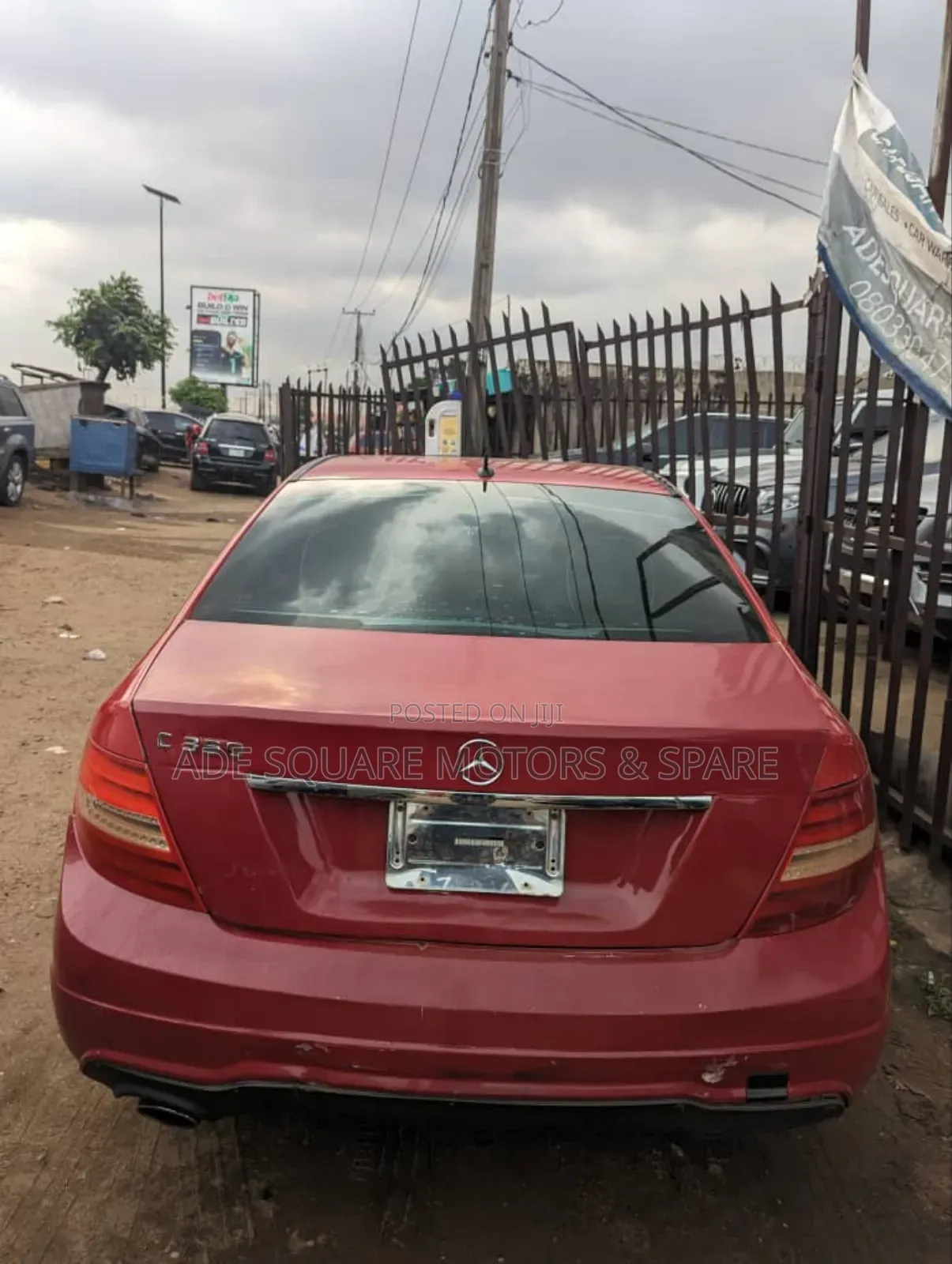 Mercedes-Benz C350 2013 Red