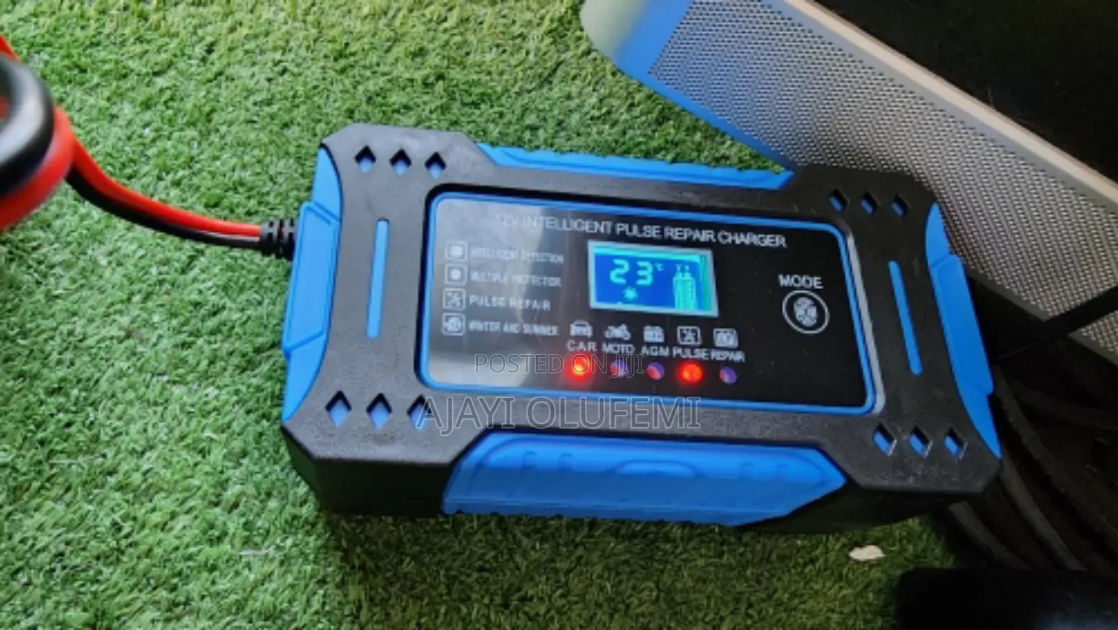 Car 6a 12v LCD Battery Charger