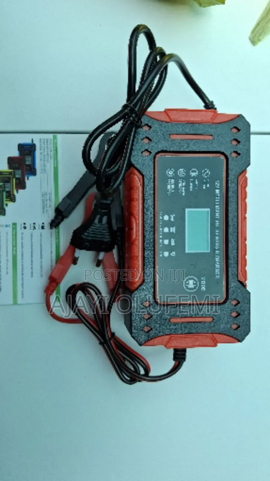 Car 6a 12v LCD Battery Charger