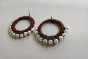 Pearl Crochet Earrings