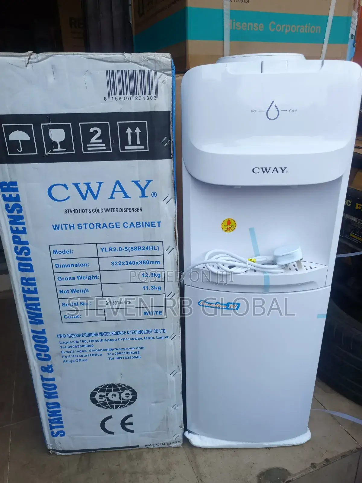 Cway Executive Water Dispenser 1c 58b24hl