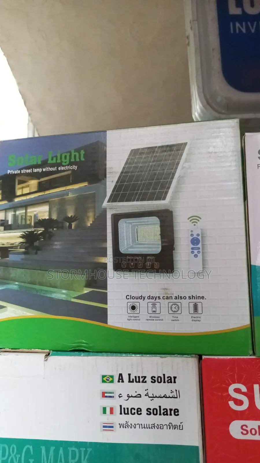 100w Solar Flood Light