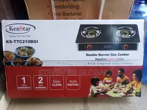 Kenstar Glass Top 2-Burner Gas Stove | Ks-Ttc210bgi