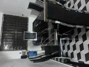 Six Seater Marble Top ,Full Black Dining Table