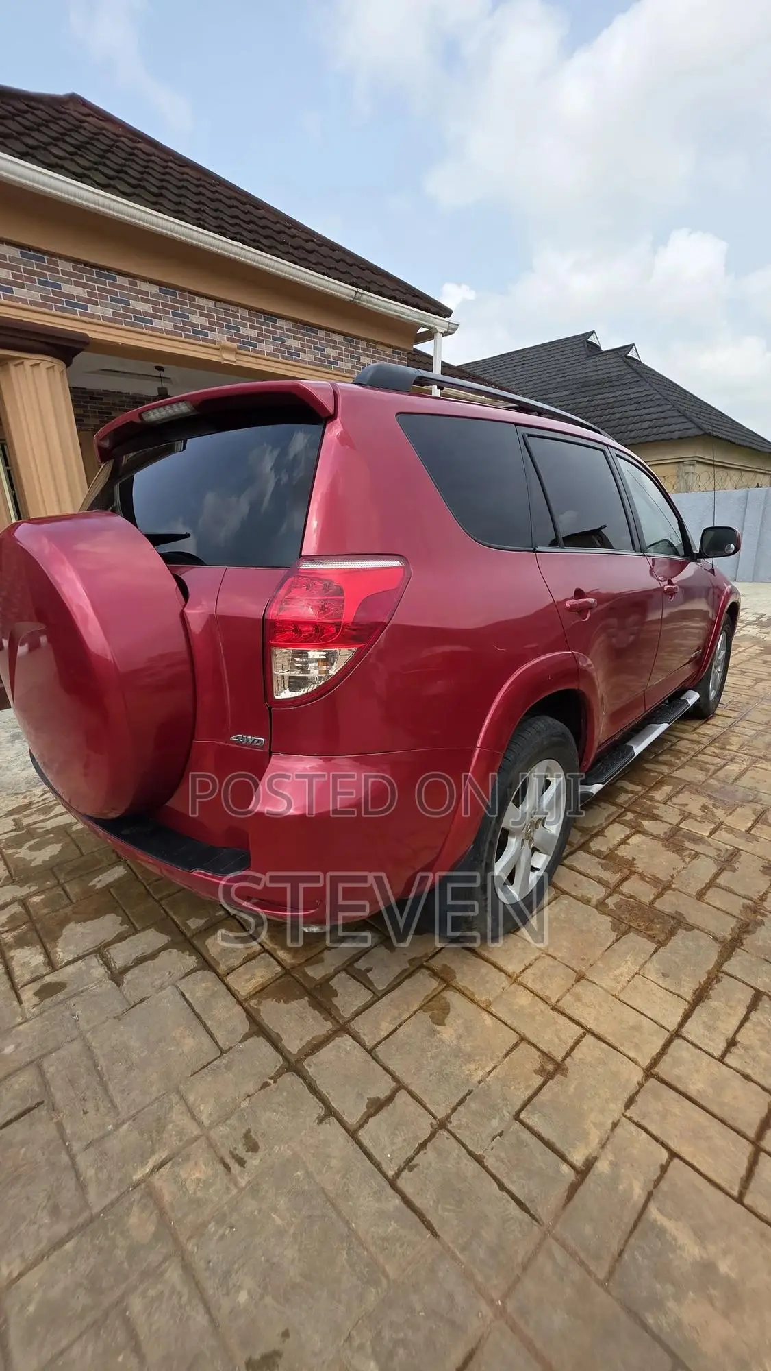 Toyota RAV4 Limited 2008 Red