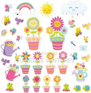 44pcs Cutouts Bulletin Board Decoration