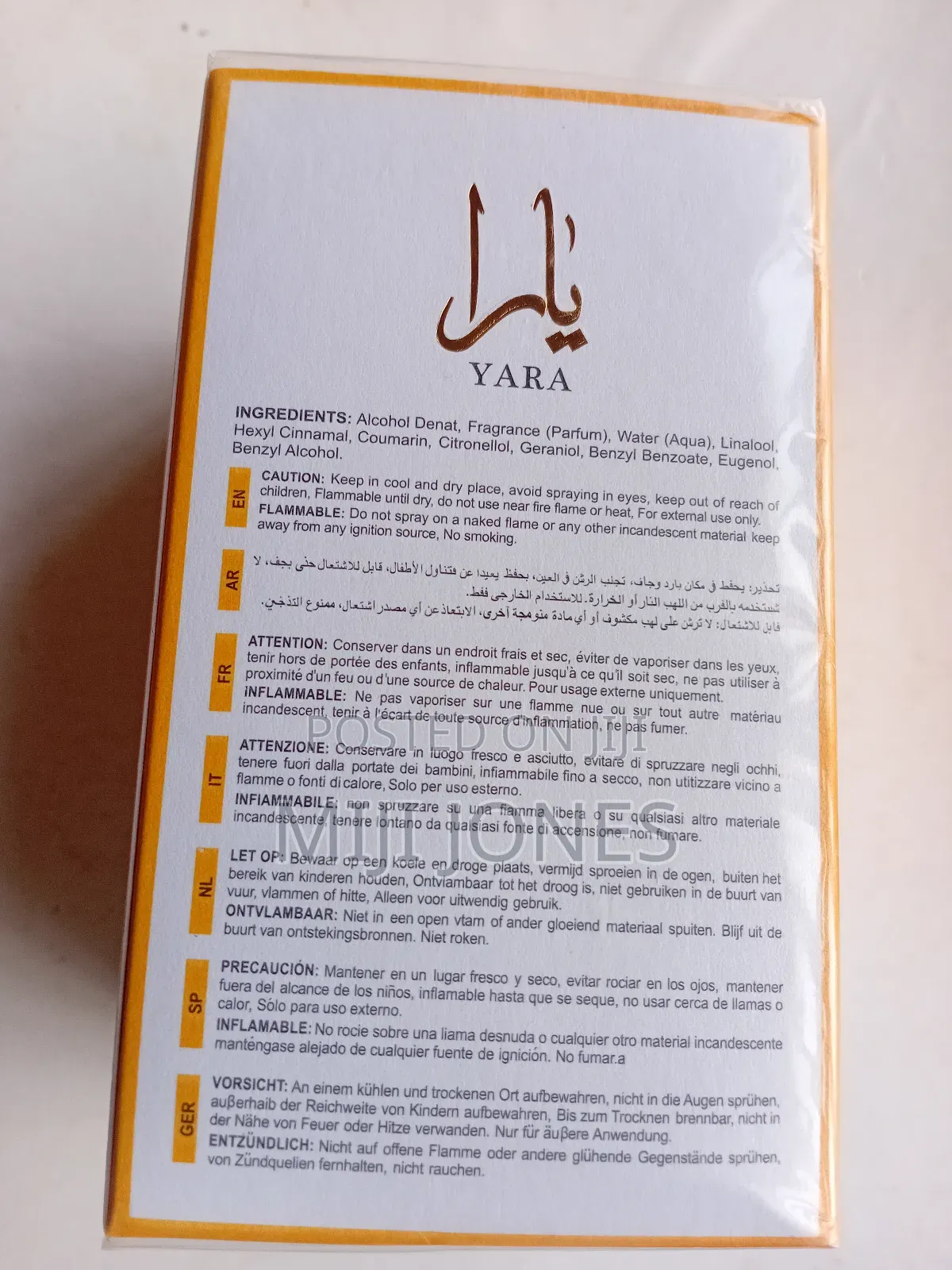Yara Yellow Eau De Perfume