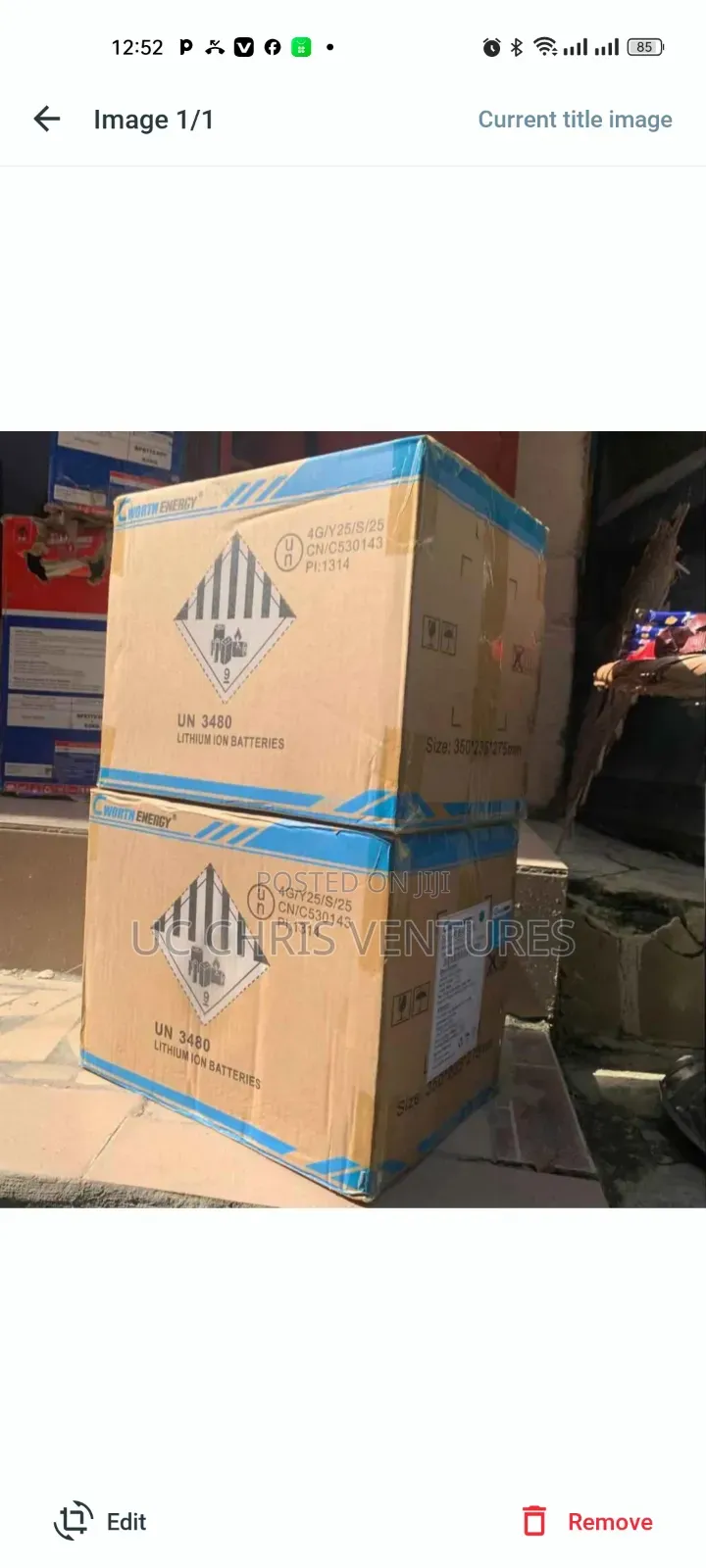 5kw Cworth Lithium Ion Battery