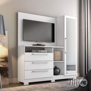 Flavour Tv Stand With Drawers and Mirror