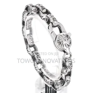 Punk Ancient Word Stainless Steel Mens Bracelets