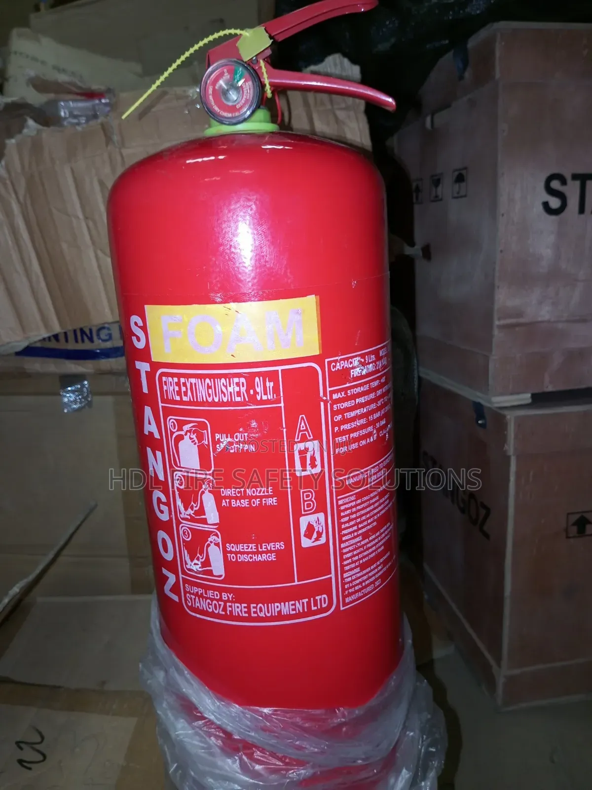 9l 6l Portable Foam Extinguisher