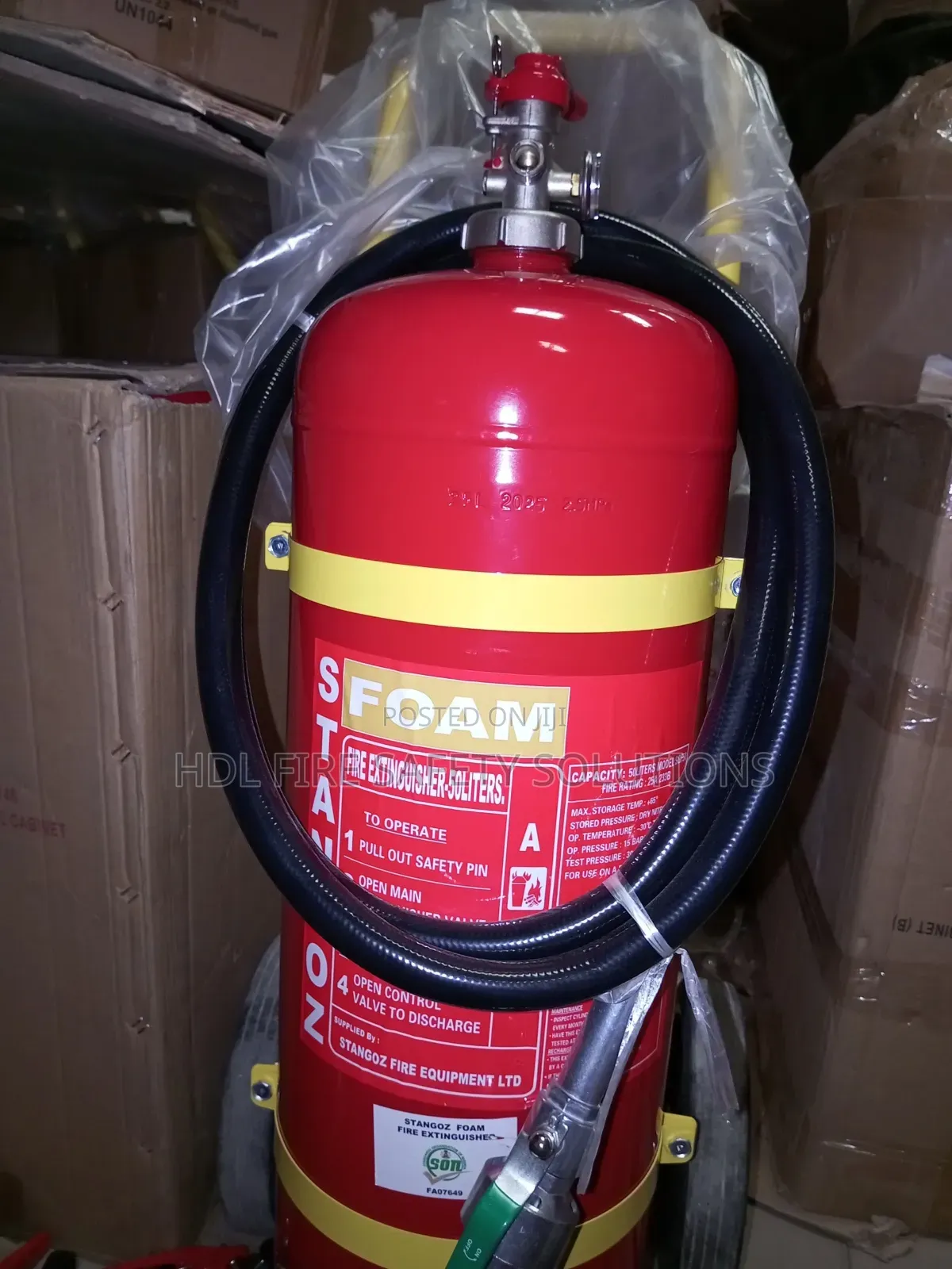 9l 6l Portable Foam Extinguisher
