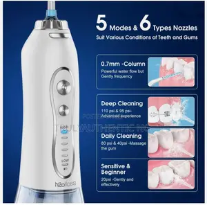 H2ofloss Water Dental Flosser Portable Dental Oral Irrigator - 300ml