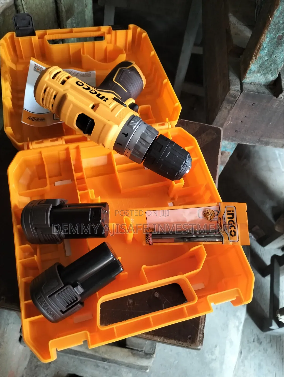 Ingco Cordless Impact Drill 12v/2pcs