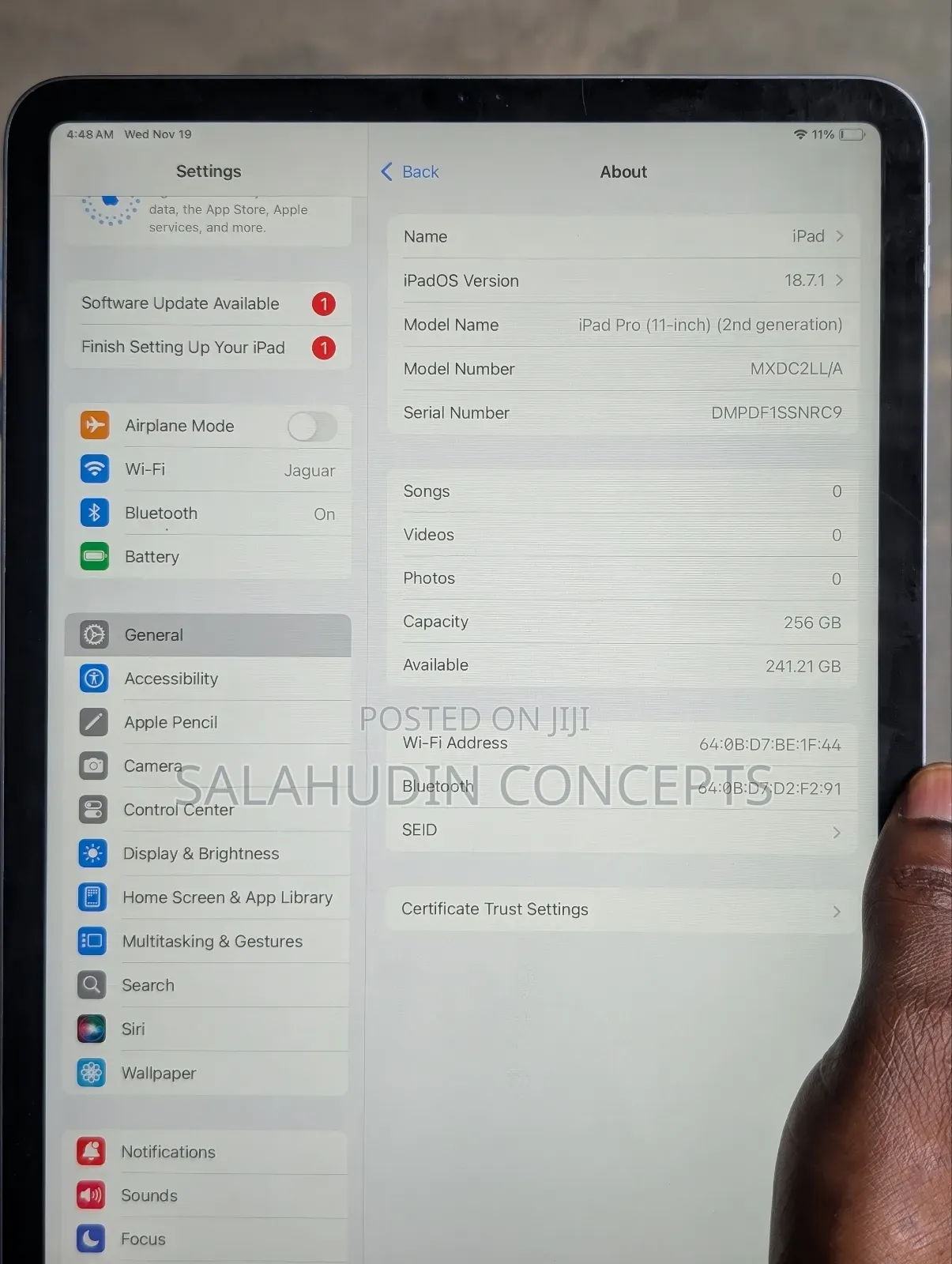 Apple iPad Pro 11 (2020) 256 GB Gray
