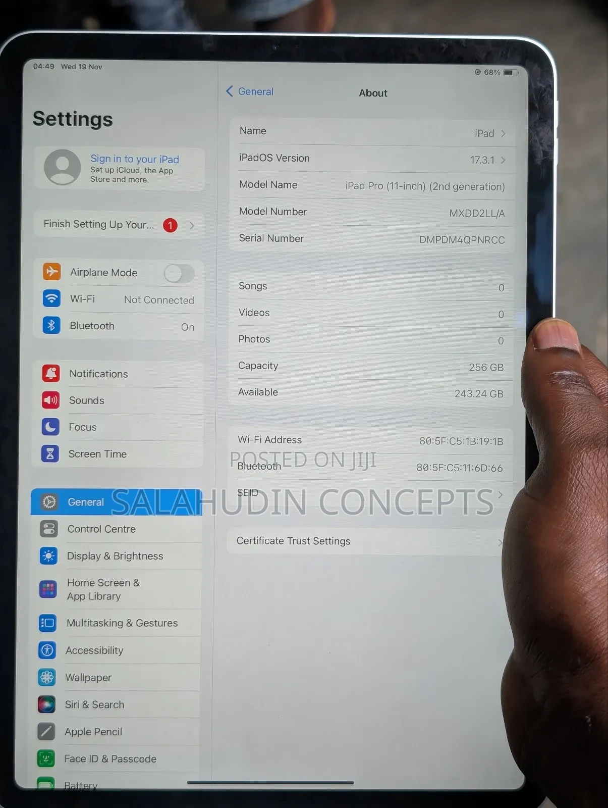 Apple iPad Pro 11 (2020) 256 GB Gray