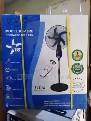 Kenstar 18′′ Rechargeable Standing Fan | Ks-18re