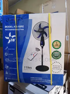 Kenstar 18′′ Rechargeable Standing Fan | Ks-18re