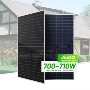 Jinko, Longi Solar Panel Bifacial N-Type Double Glass 580w,670w,750w