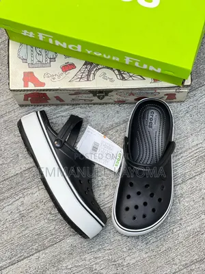 Crocs Platform Band Clean Clog