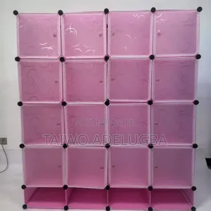 4 Partition High Quality Plastic Wardrobe