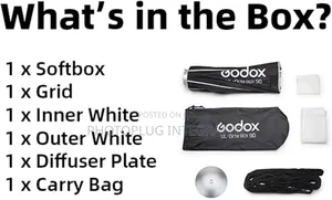 Godox Ul-Octabox 90 90cm Softbox With Grid (It's Not With Stand)