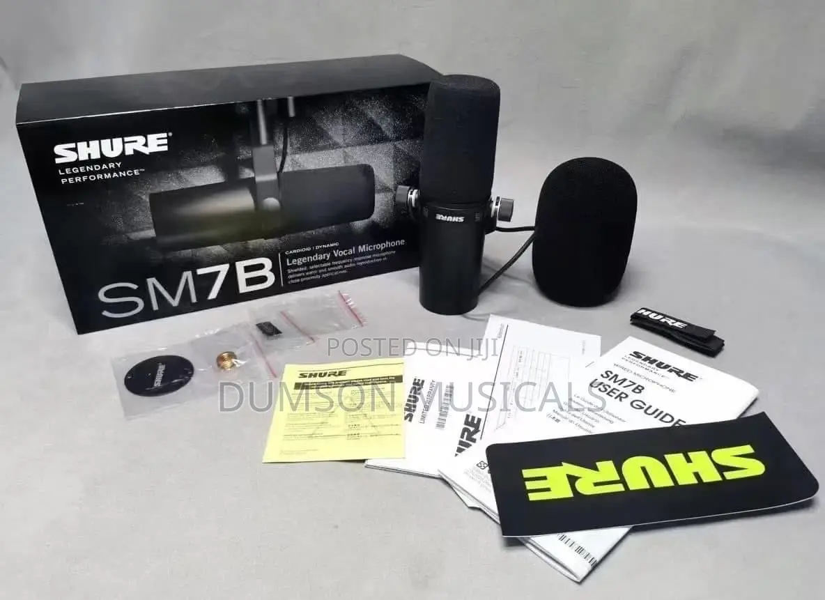 Shure Sm7b Legendary Vocal Microphone