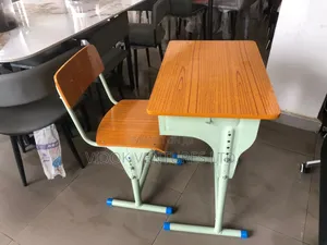 Strong School Desk and Chair for Classes and Lecture Halls