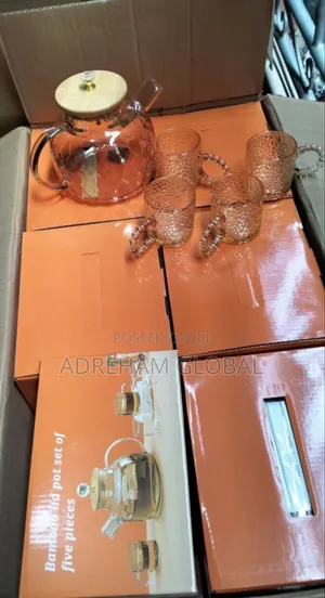5pcs Teapot Set With Four Cups