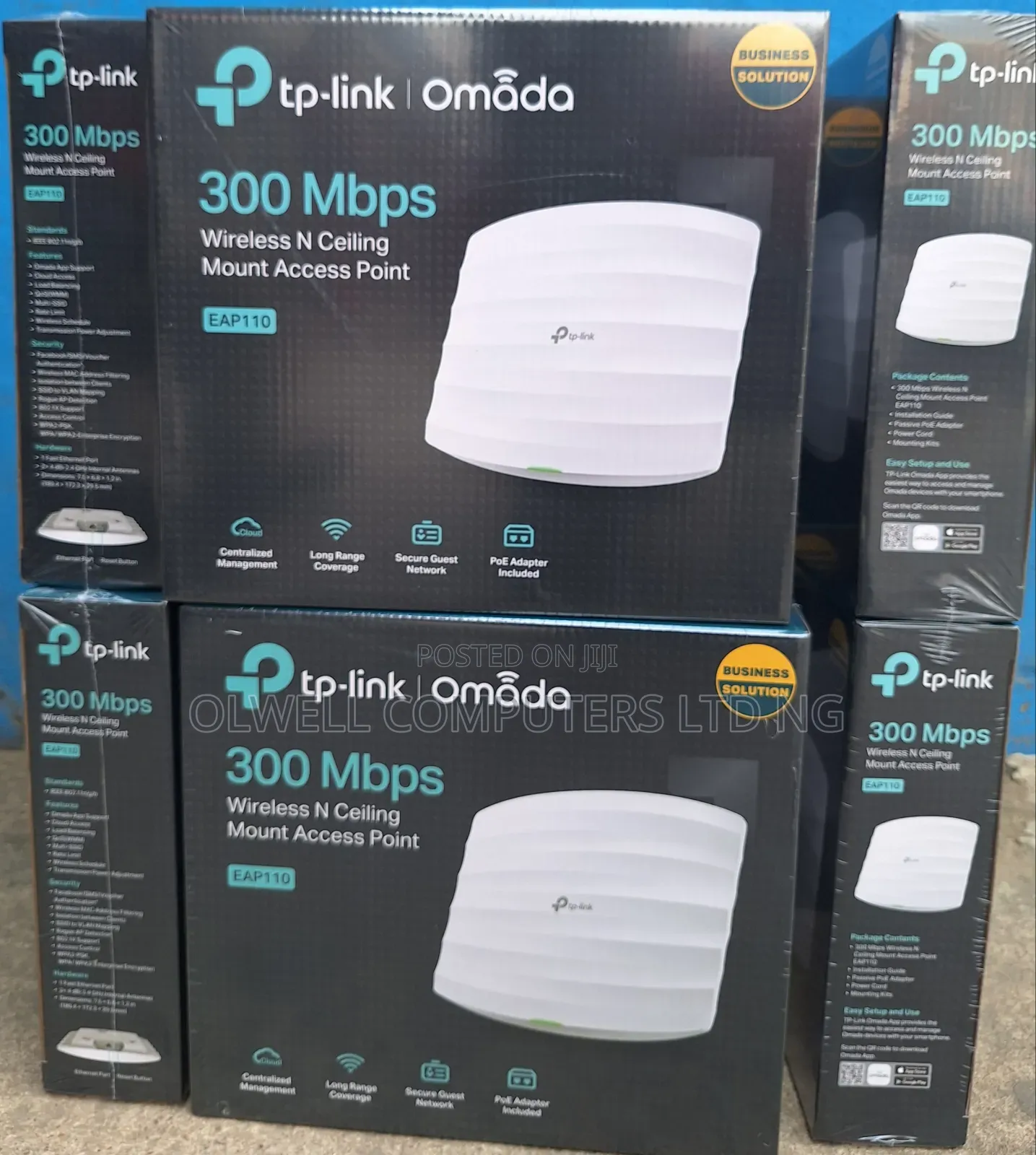 Tp-Link 300mbps Wireless Ceiling Mount Access Point-Eap 110