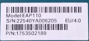 Tp-Link 300mbps Wireless Ceiling Mount Access Point-Eap 110