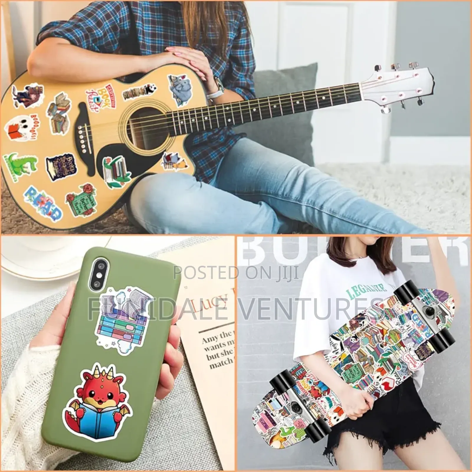 100pcs Reading Stickers