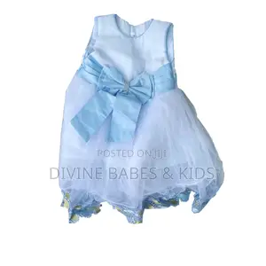 Girls' Ball Party Dress - Pink White Multi