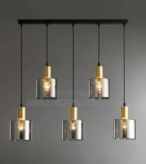 Modern Pendant Light for Your Kitchen or Dining Table 5 Drop WTH Bulb