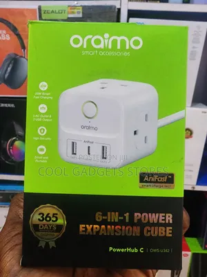 Oraimo 6 in 1 Power Expansion Cube